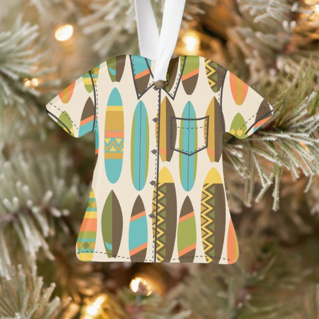 Adorno Barcos de alta velocidad Aloha Shirt-Cream (Árbol)