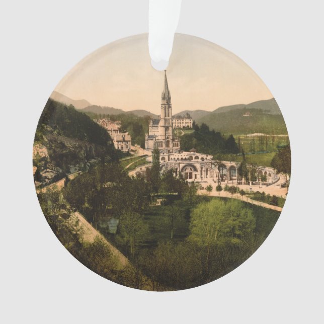 Adorno Basílica de Notre Dame, Lourdes, Francia (Anverso)