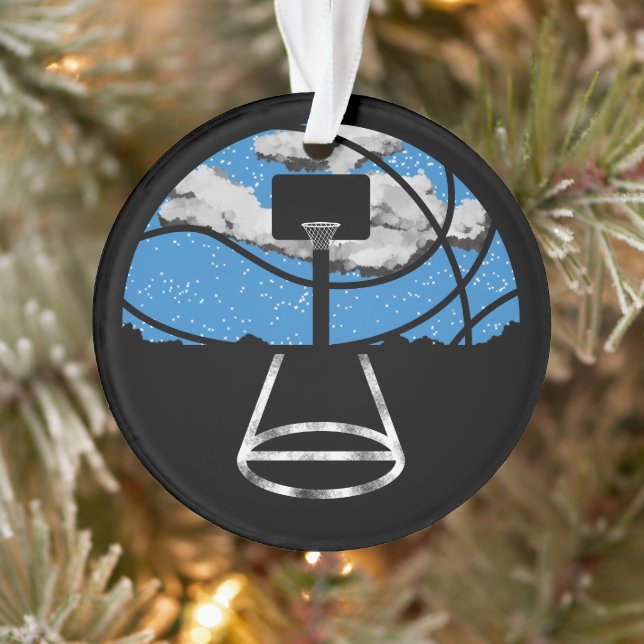 Adorno Basketball Night Sky Ornament (Árbol)