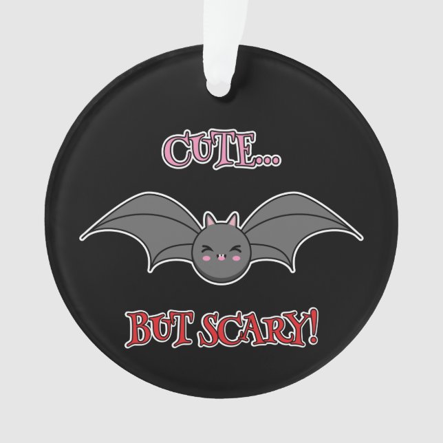 Adorno Bat lindo pero asustado (Anverso)