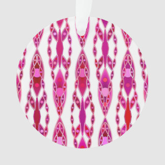 Adorno Batik tribal - Borquín y rosa fucsia