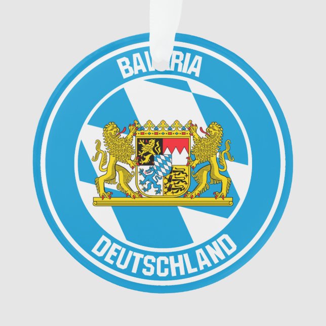 Adorno Bavaria Round Emblem (Anverso)