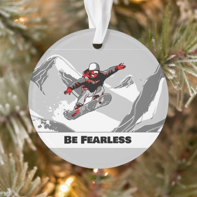 Adorno Be Fearless - Snowboarder (Árbol)