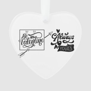 Adorno Be my Valentine: Amor romántico