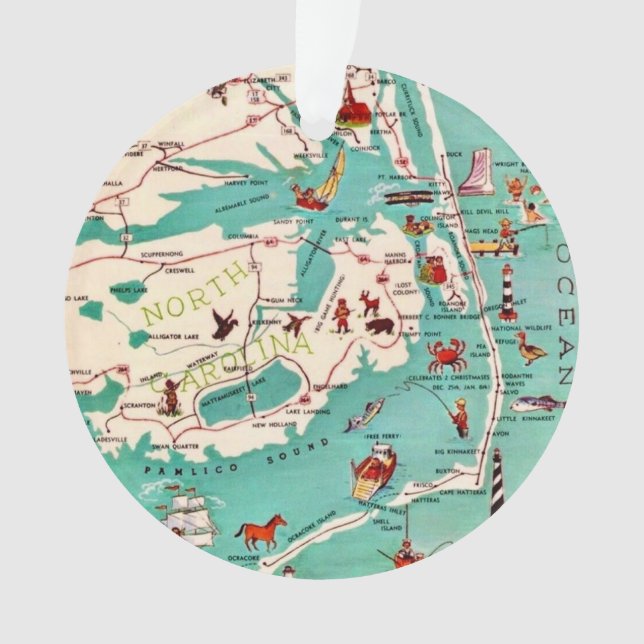 Adorno Beaches of the Outer Banks (Anverso)