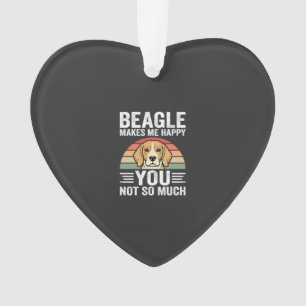 Adorno Beagle Me Hace Feliz Amante De Los Perros