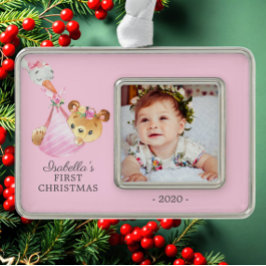 Adorno Bear de entrega especial primera foto de Navidad