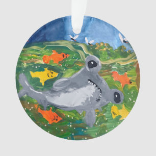 Adorno Bebé tiburón "Arte de niños"