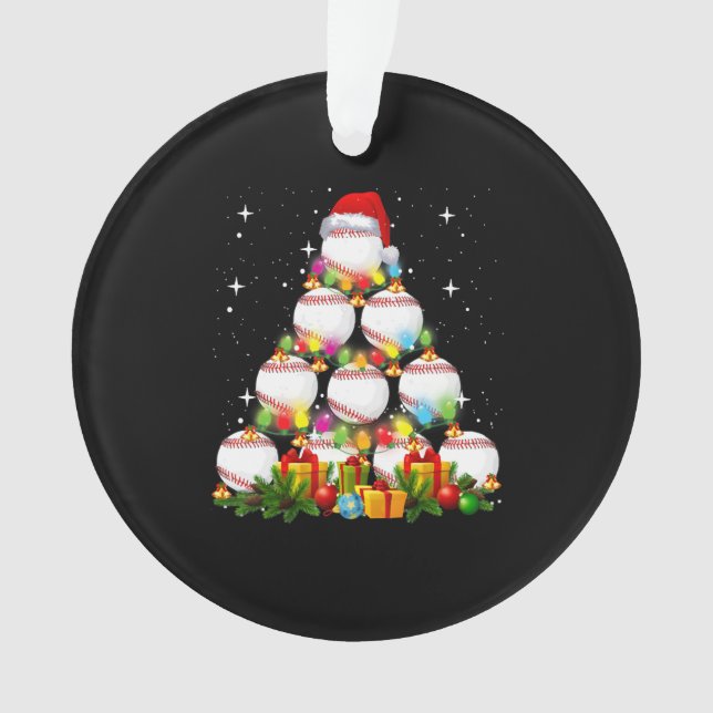 Adorno Béisbol de Navidad Navidad Navidad Navidad Navidad (Anverso)