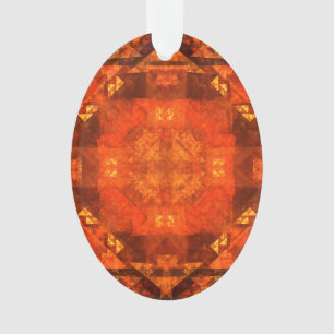 Adorno Bendición Abstract Art Acrylic Oval