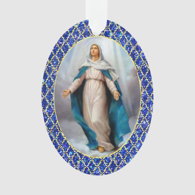 Adorno Bendita Virgen María (Anverso)