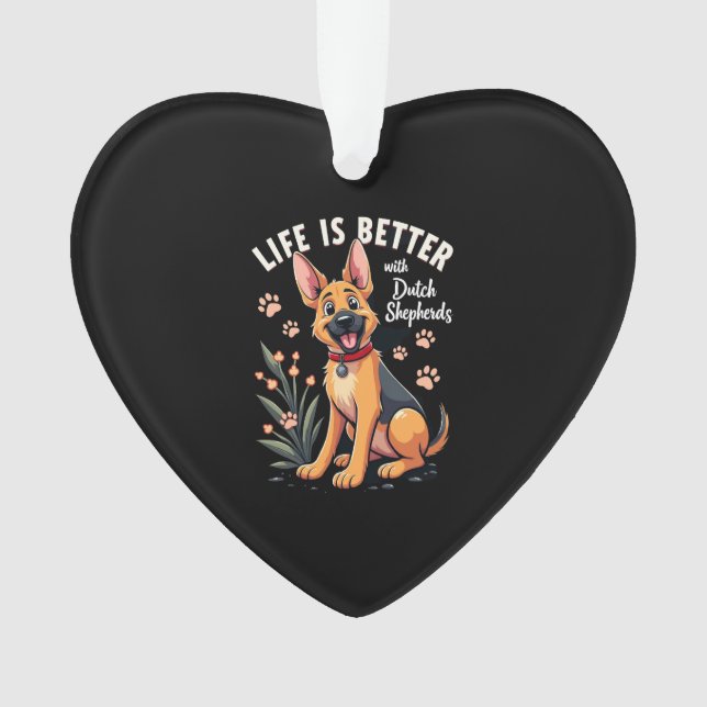 Adorno Best life with Dutch Shepherd Tank Top (Anverso)