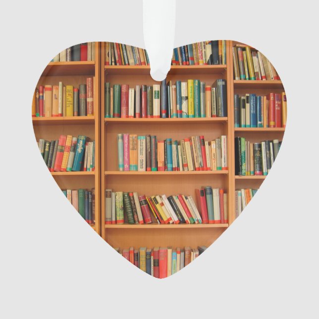 Adorno Biblioteca de libros Librería Lectura de Bookworm (Anverso)