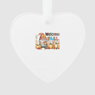 Adorno Bienvenidos Gnomos de Otoño Camiseta Clásica.png