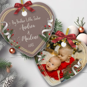 Adorno Big Bro Little Sis Photo Gold Frame