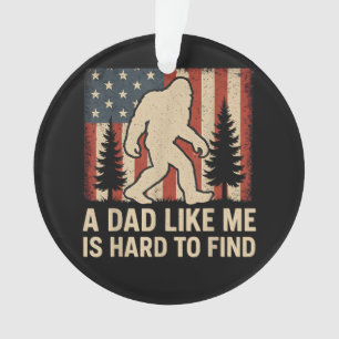 Adorno Bigfoot Patriótico Un Papá Como Yo Es Difícil De E