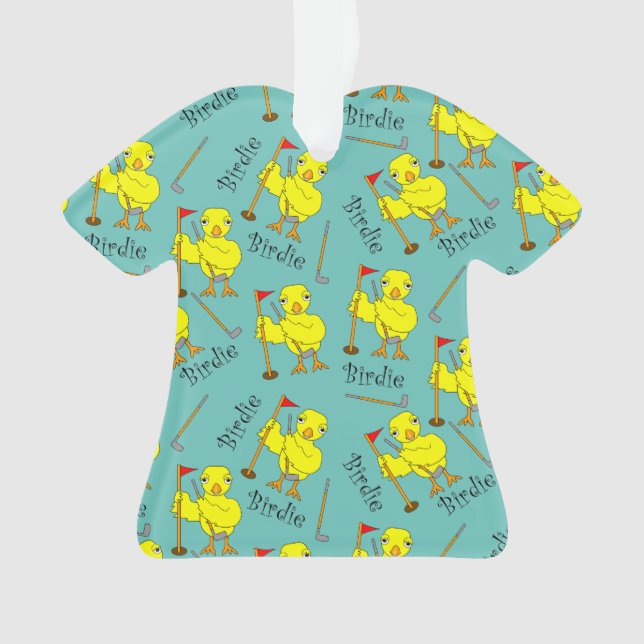 Adorno Birdie Golfer Chick (Anverso)