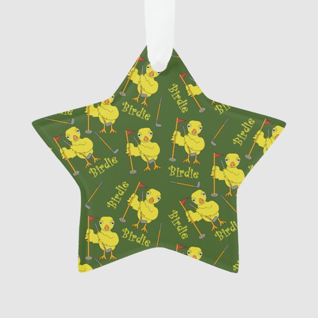 Adorno Birdie Golfer Chick (Anverso)