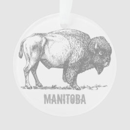 Adorno Bisonte de Manitoba