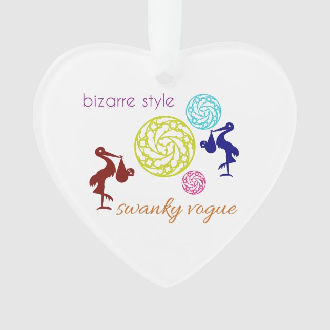 Adorno bizarro estilo swanky vogue (Anverso)