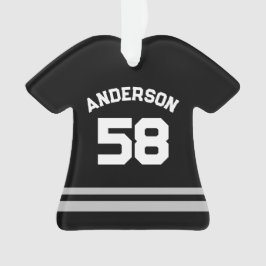 Adorno Black Custom Name, Number, Photo Sports Jersey