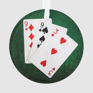 Adorno Blackjack 21 punto - Nueve, Nueve, Tres