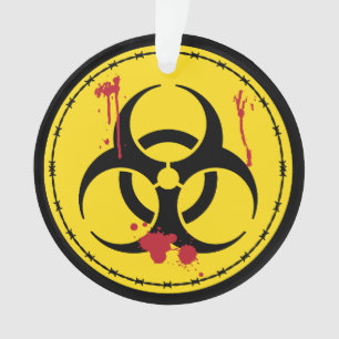 Adorno Bloody Zombie Horror Movie Biohazard Halloween