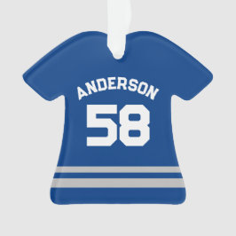 Adorno Blue Custom Name, Number, Photo Sports Jersey