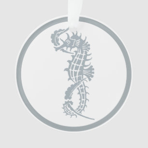 Adorno Blue Seahorse Blue Classic Nautical Elegant