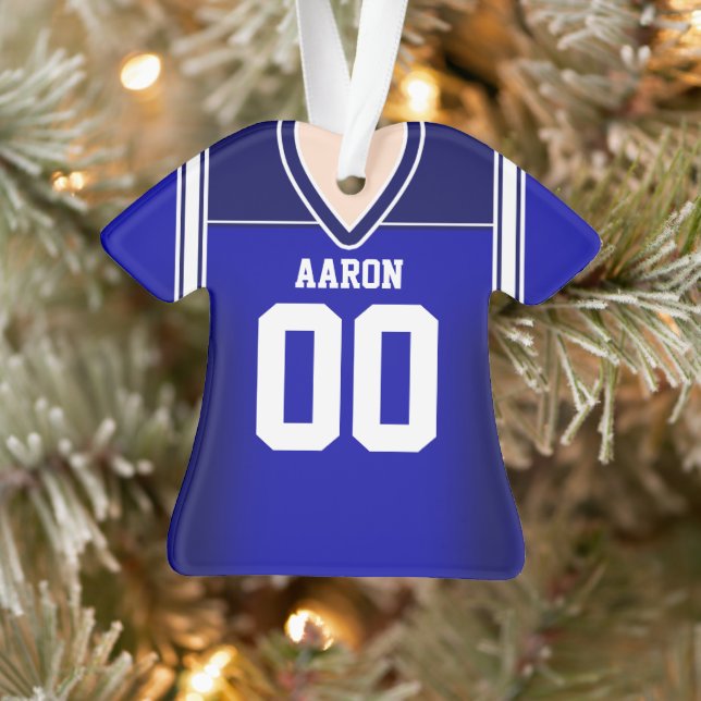 Adorno Blue/White Football Jersey (Árbol)
