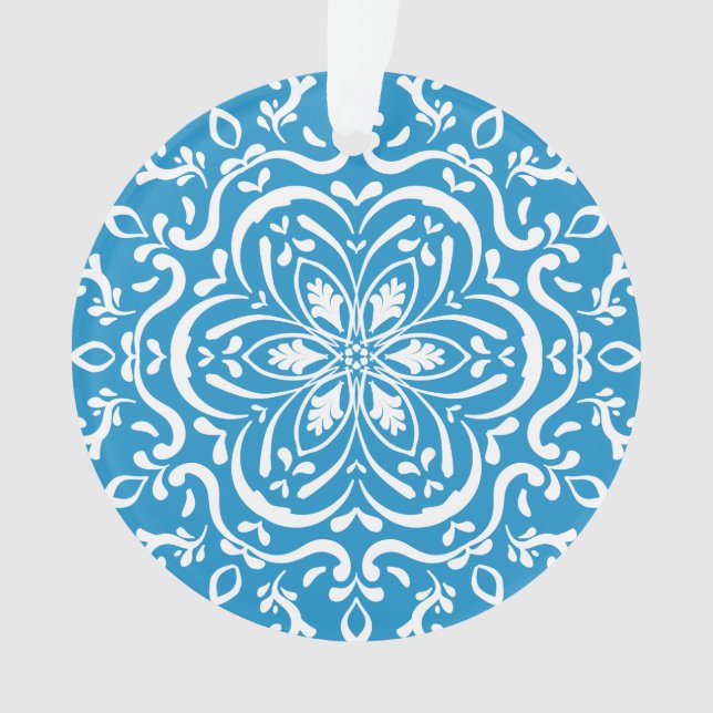 Adorno Bluebird Mandala (Anverso)