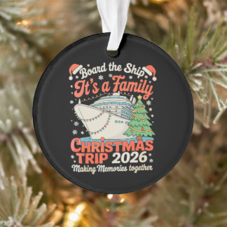 Adorno Board The Ship It's A Family Christmas Trip 2026