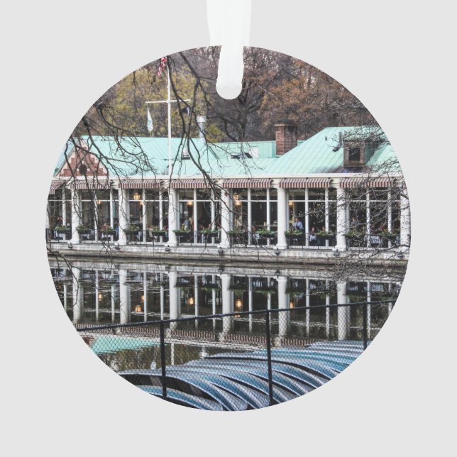 Adorno Boathouse del restaurante de Loeb del Central Park (Reverso)