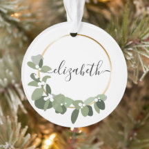 Boda de Navidades de nombre personalizados de la c