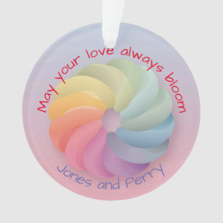 Adorno Boda personalizado Wish Soft Colorful Gift