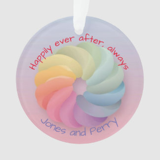 Adorno Boda personalizado Wish Soft Colorful Gift