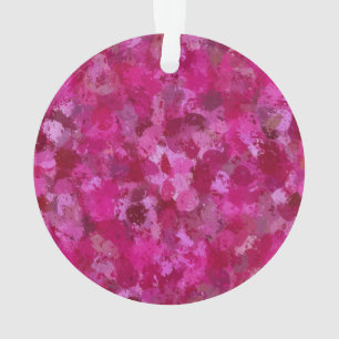 Adorno Bolas de pintura rosada