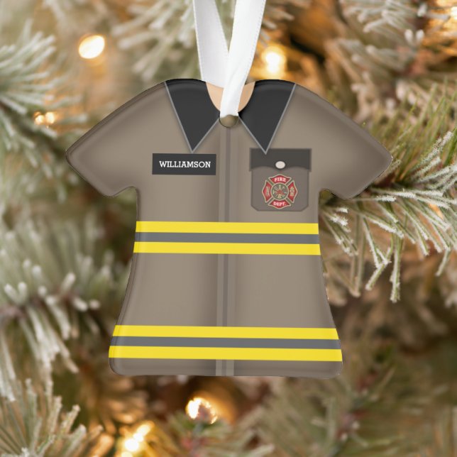 Adorno Bombero personalizado (Árbol)