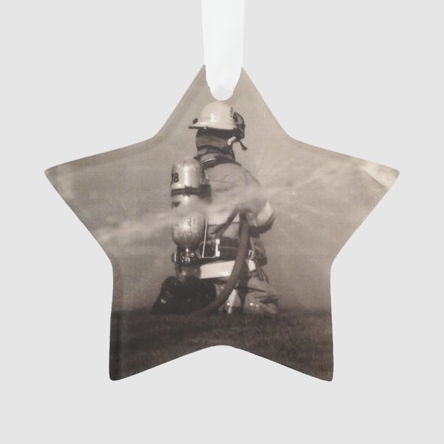 Adorno Bomberos en el trabajo (Anverso)