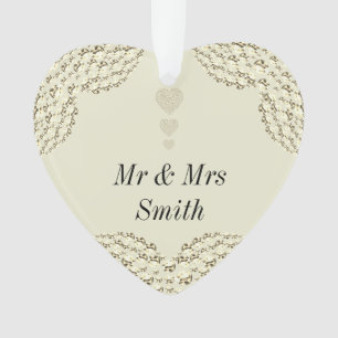 Adorno Bonito inusual personalizado casando el regalo del