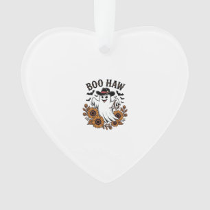 Adorno Boo Haw Vaquero Fantasma Girasoles Murciélagos Hal