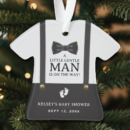 Adorno Boy Baby Shower A Little Gentleman Suspenders