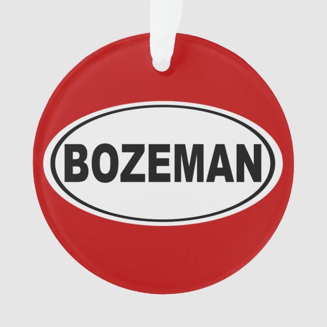 Adorno Bozeman Montana (Anverso)
