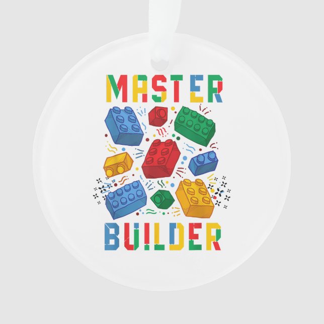 Adorno Brick Builder Funny Blocks Building Master Builder (Anverso)