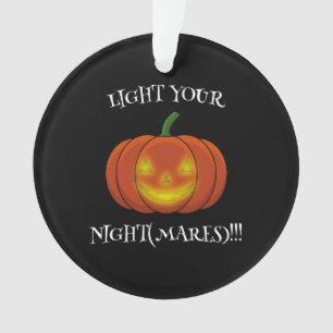 Adorno Brillante Jack-o'-Lantern - Enciende tus pesadilla