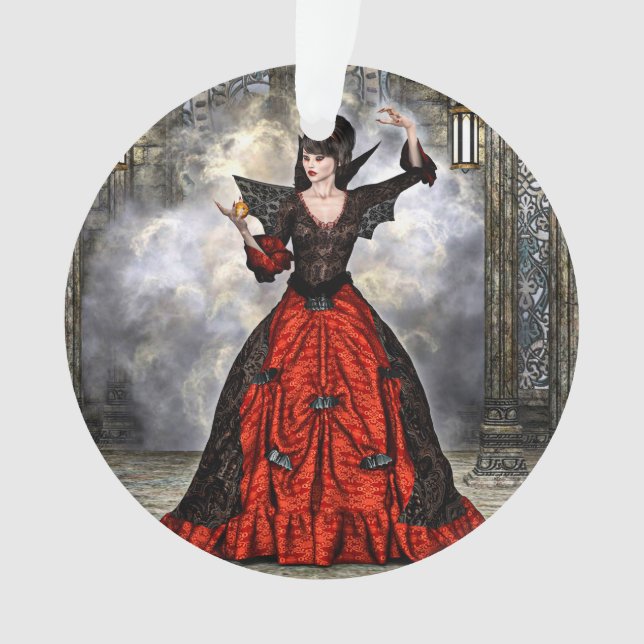 Adorno Bruja Femenina (Anverso)