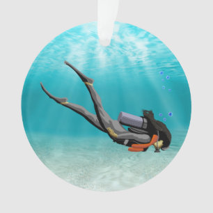 Adorno Buceador femenino de S.C.U.B.A.