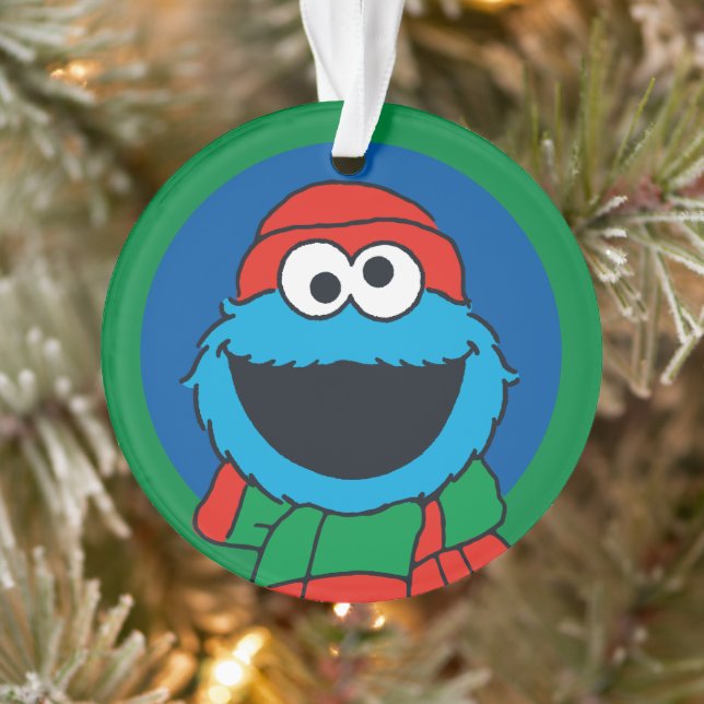 Adorno Bufanda de invierno del Monstruo de las Galletas (Árbol)