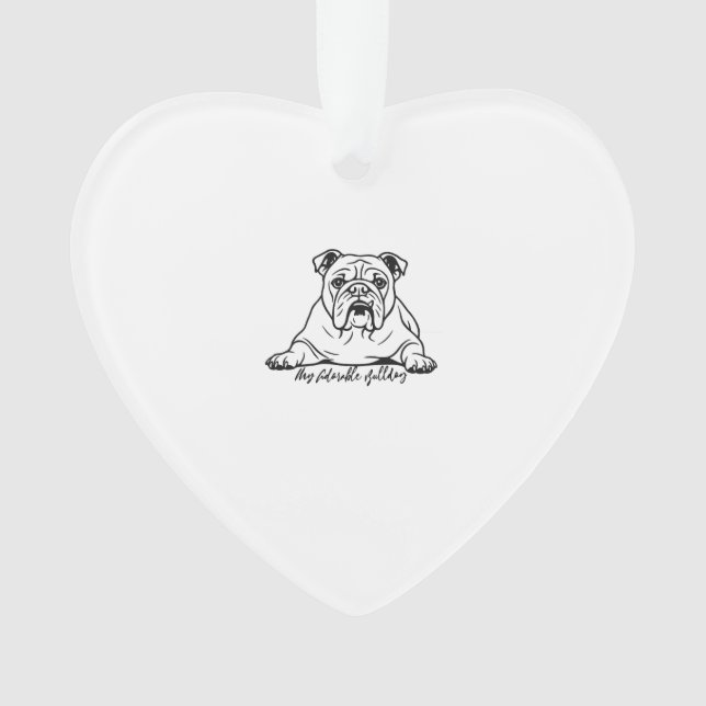 Adorno Bulldog Adorable (Anverso)