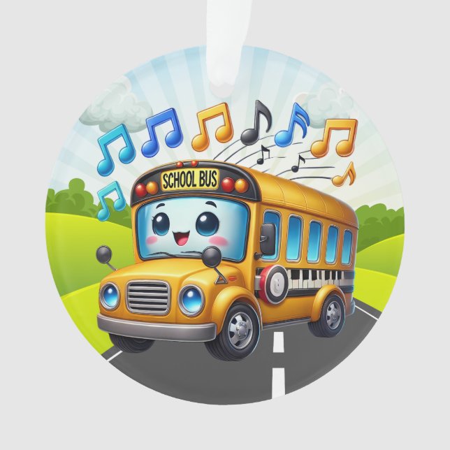 Adorno Bus escolar SO CUTE (Anverso)